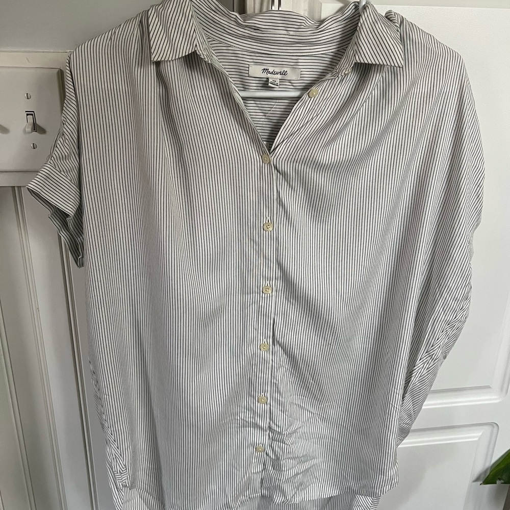 Madewell Pinstripe Women's Button Down Shirt